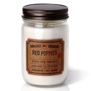 Red Poppies Candle