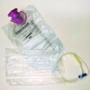 Enema Bag 2L + 5 Disposable End Tubes