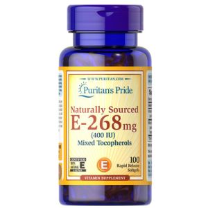 E-400 IU 100% Natural 100 Softgels